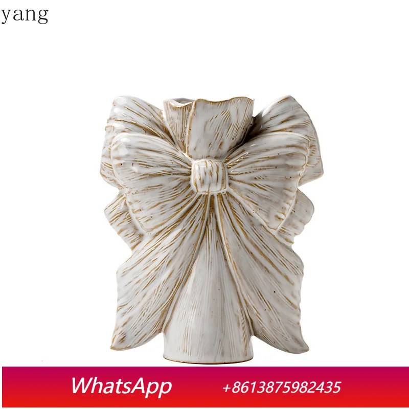 

CX European Ceramic Vase White Premium Creative Hydroponic Dried Flower Arranger