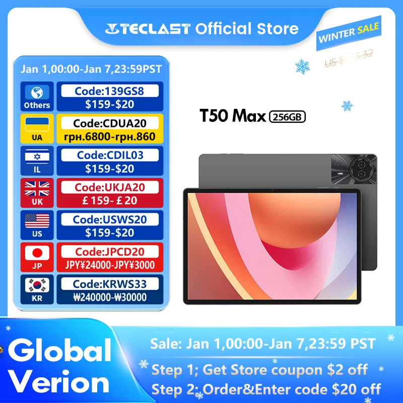 【World Premiere】Teclast T50 Max Tablet 11