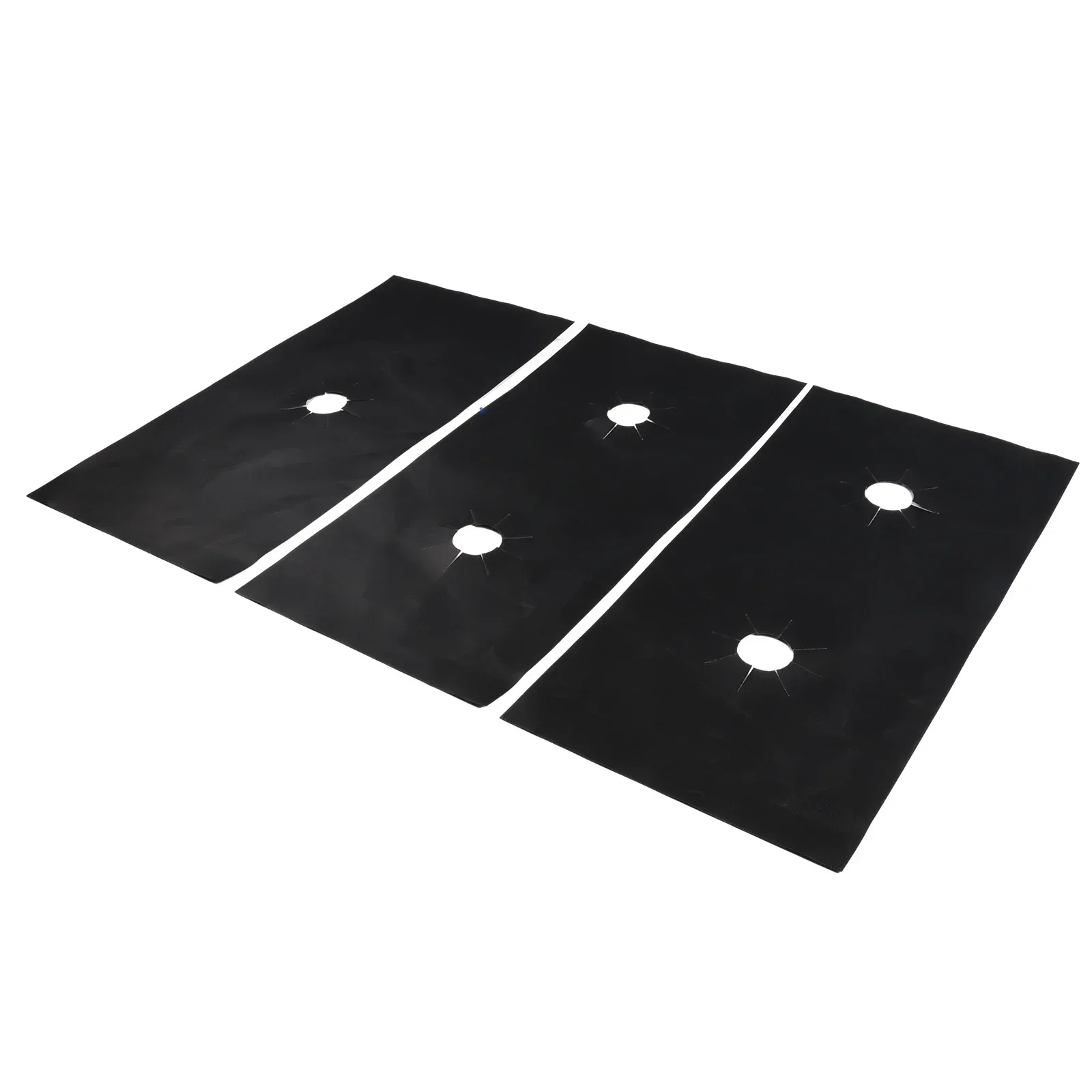 Kitchen Supplies ​Gas Stove Pads 0.2mm Set 54x27cm Berglass Black Easy To Clean Fiberglass Material Kitchen Brand New