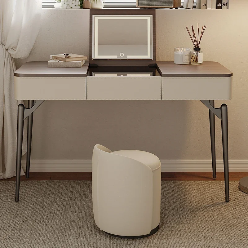 

Women Bedroom Vanity Table Beauty Service Desgin Cosmetics Dressing Table European Minimalist Comoda Pra Quarto Trendy Furniture