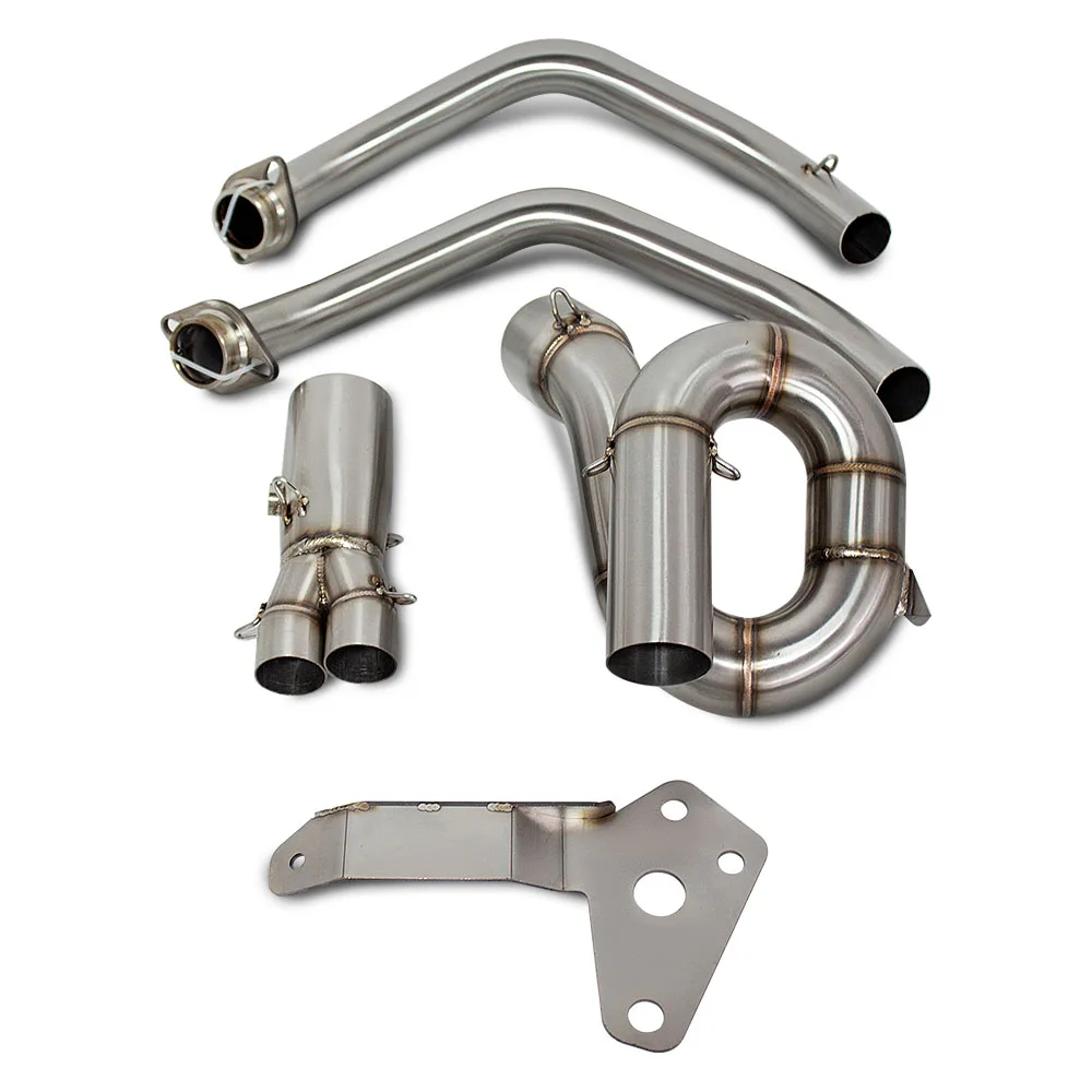 XSR700 Exhaust System For Yamaha MT07 FZ07 Tracer700/GT Tracer 7/GT 2014-2024 Motorcycle Exhausts Headers Tube Project Muffler