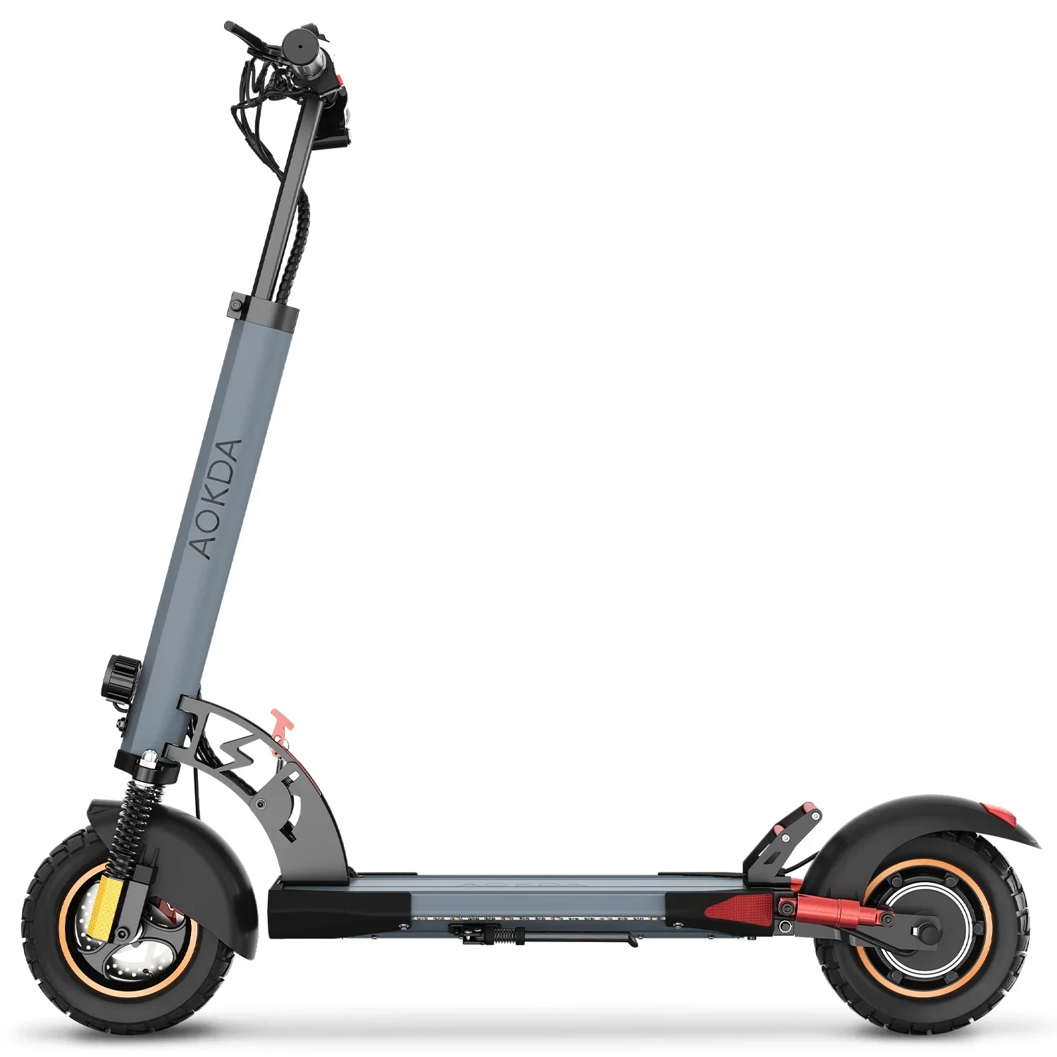 AOKDA A1 Folding Electric Scooter 800W Motor 48V 10Ah Battery 10-inch Pneumatic Off-Road Tires 45km/h Max Speed 25km Max Range