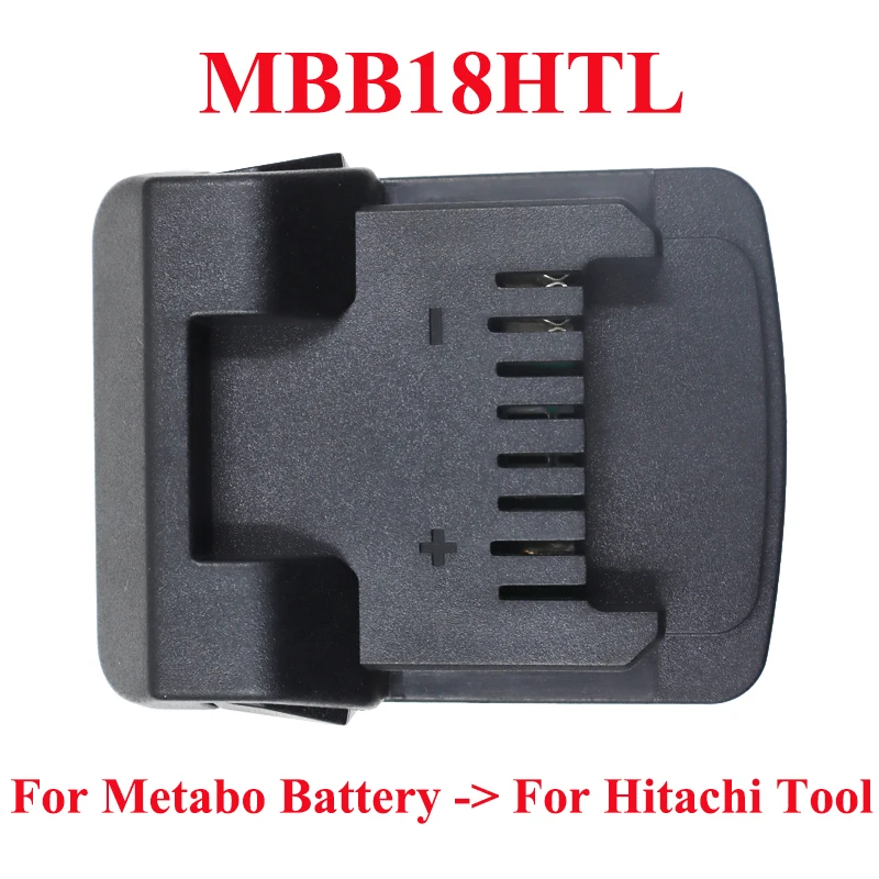 For Metabo Batteries MBB18MTL MBB18DWL MBB18MWL MBB18HTL Adapter Compatible with For Makita/DeWalt/Bosch/Hitachi Battery Tools