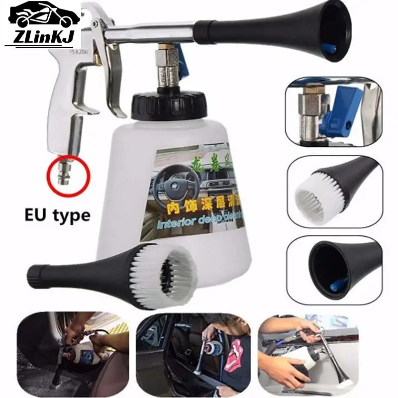 High Pressure Car Washer Foam Gun EU Plug Automotive Interior Cleaning Machine Tornador Foam Cleaning Gun With Brush 33*13cm