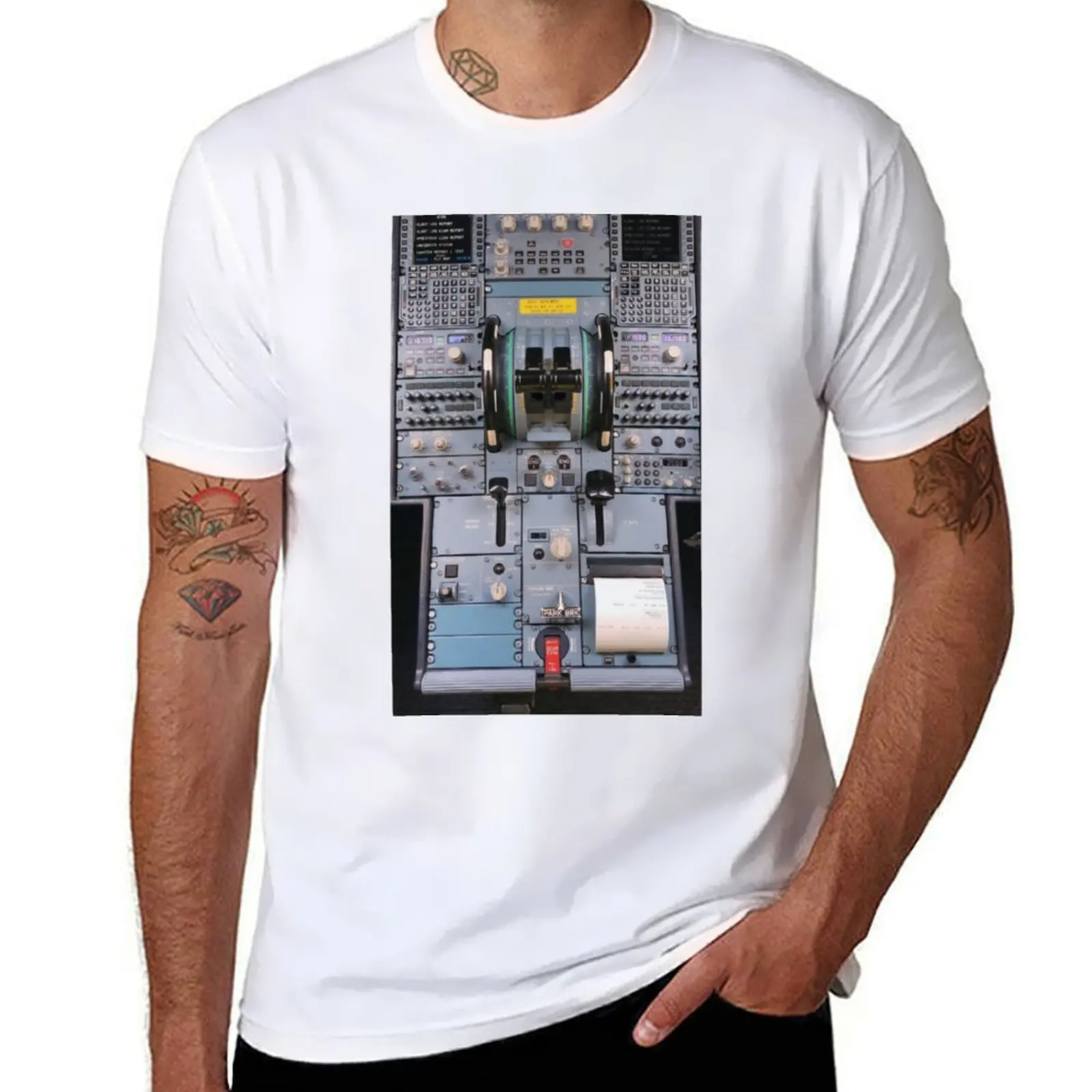

Cockpit tales: Airbus A321 neo T-Shirt t shirt man casual anime tshirt