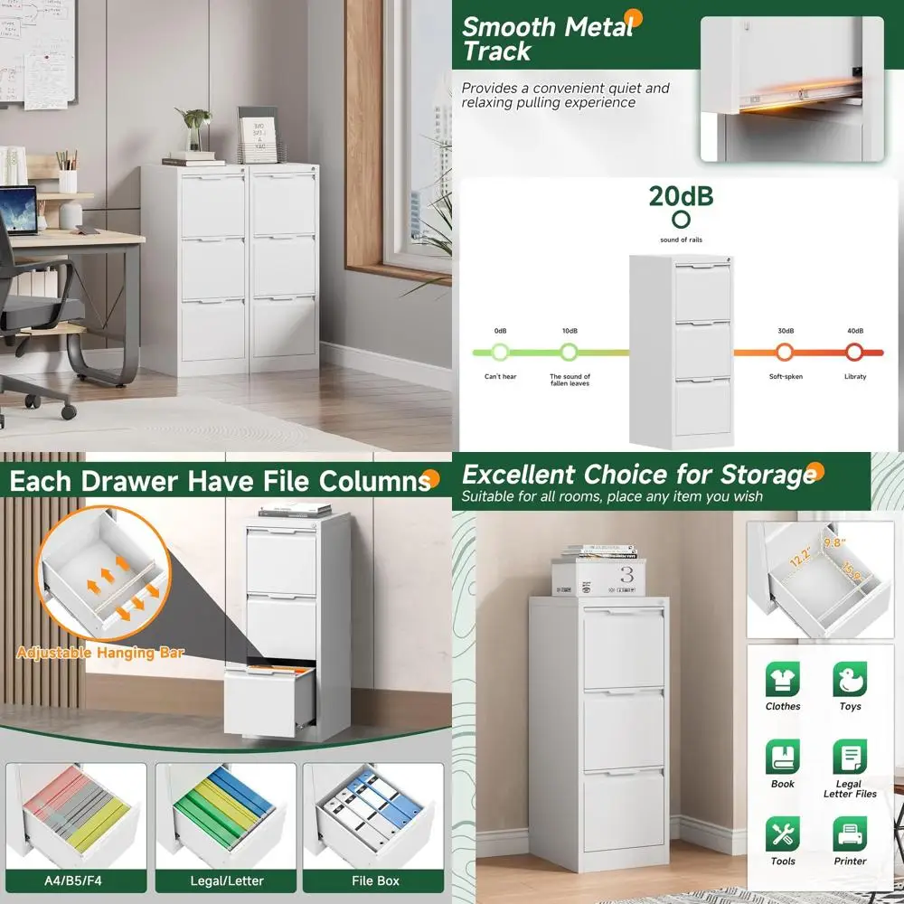 White Vertical Meta…