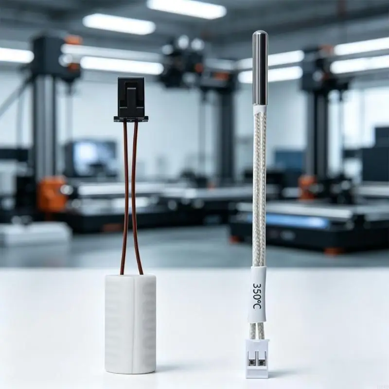 

Quick Response Hotend Thermistor And Ceramic Heating Tube For Plus Accessories 3D Printer Temperature Replacement H8WD