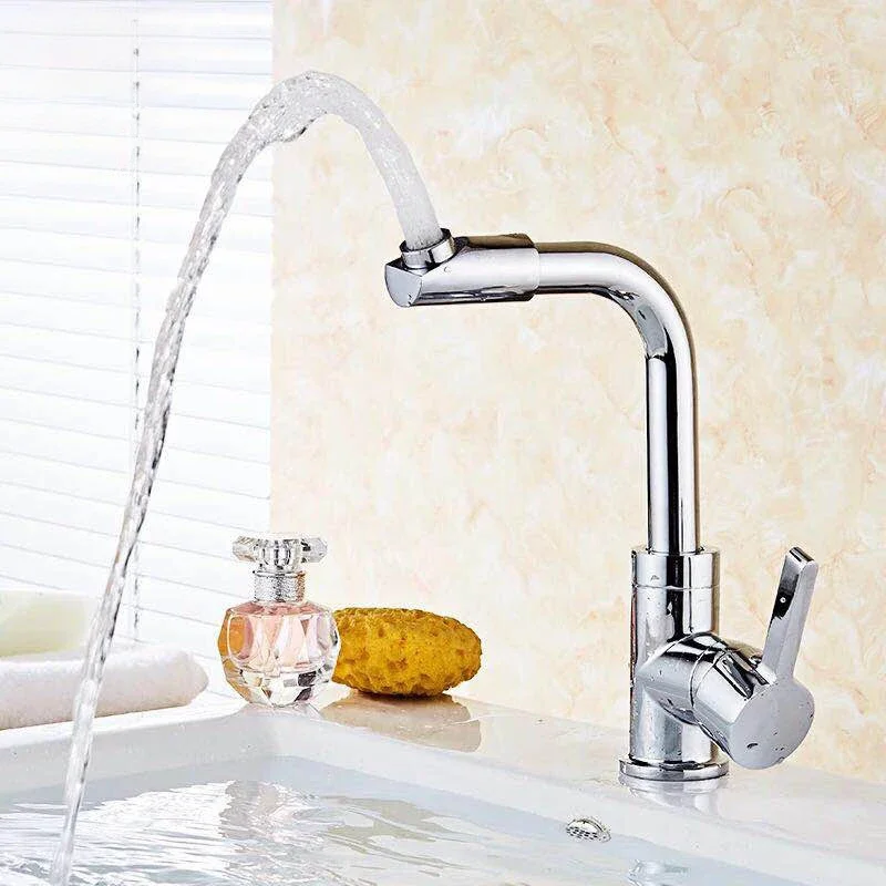 

Водонепроницаемые бытовые смесители для ванной комнаты 360 ° Вращающийся смеситель для раковины, бытовой, с одной ручкой, для горячей и холодной воды