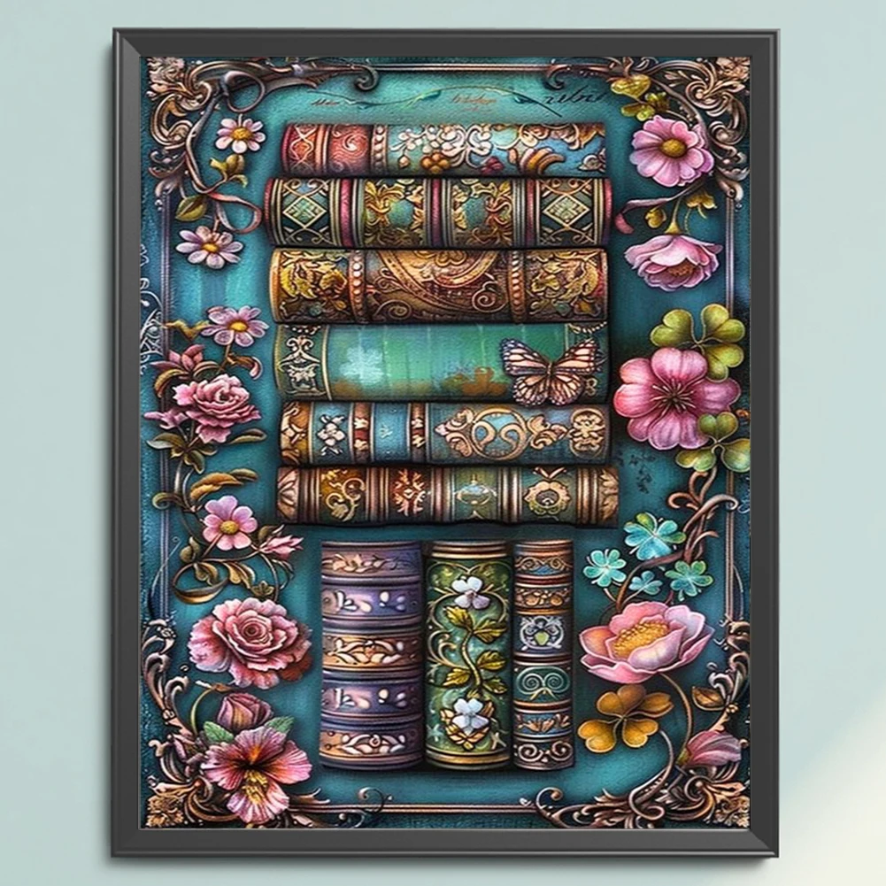 

Full Embroidery cotton Thread 14CT Printed Book Cross Stitch Kit 40x50cm