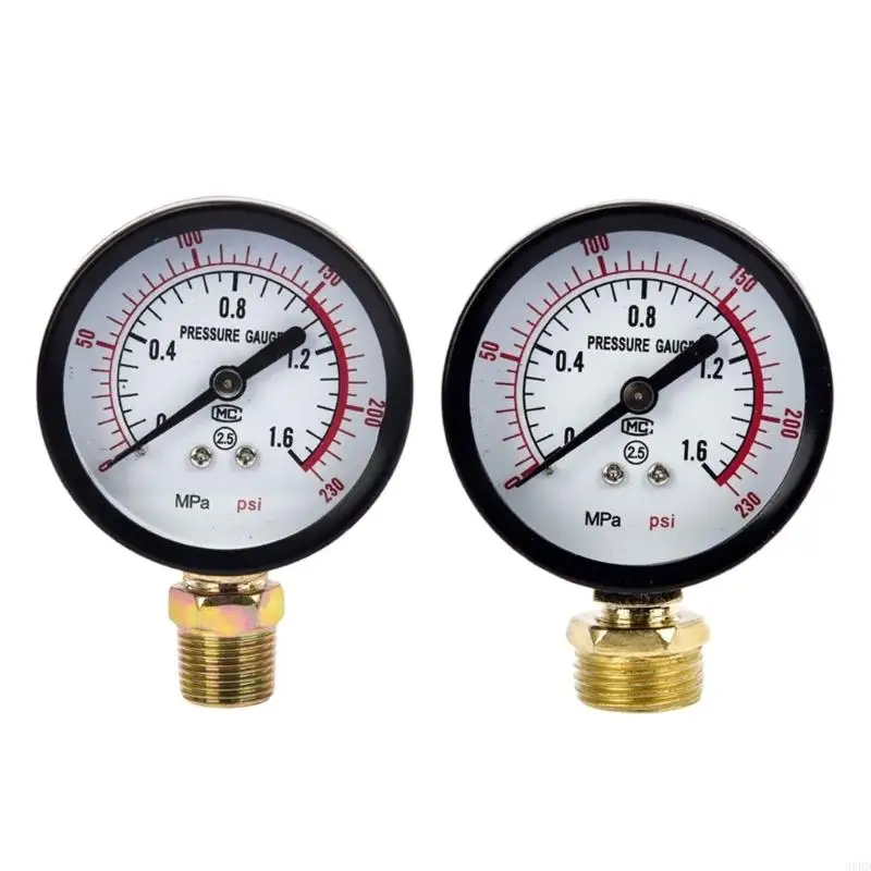 

31BD Heavy Duty Metal Pressure Gauges Radial Type Shockproof Design Device for Lab