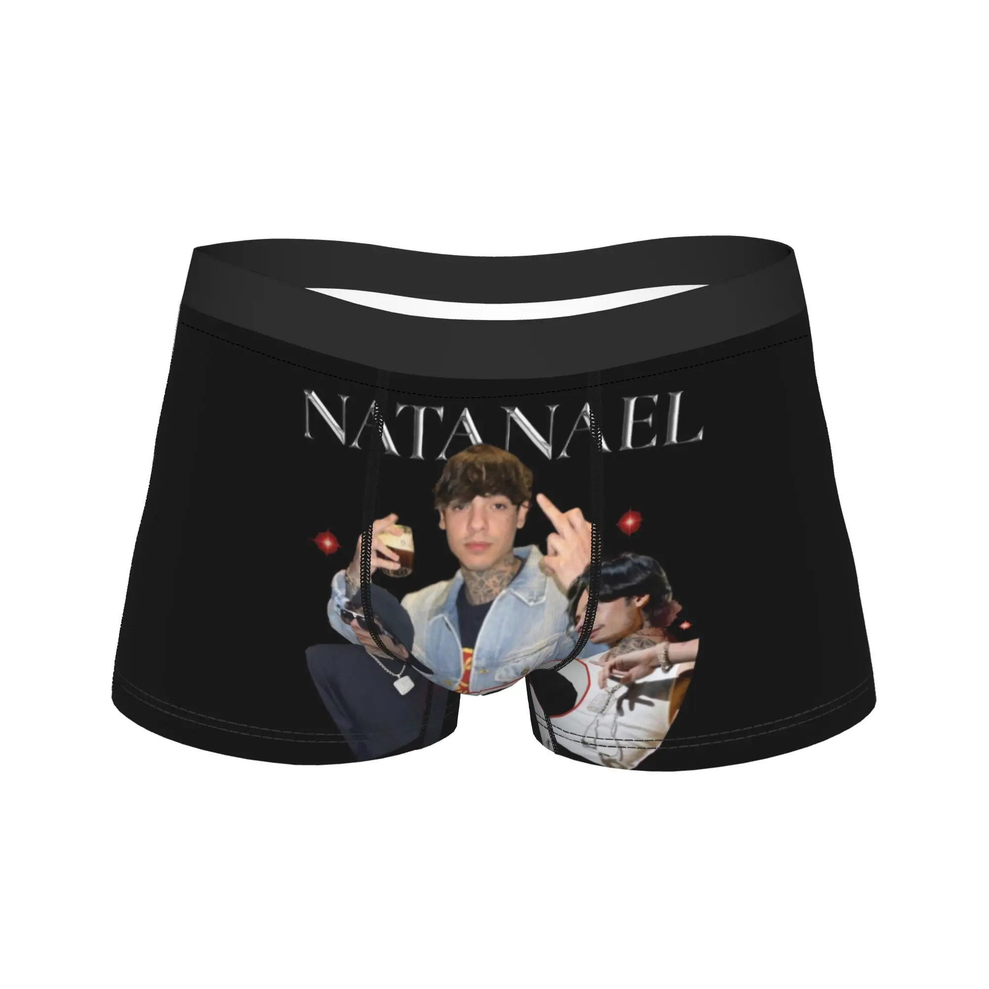 

Natanael Cano Popular Youngest Mexican Rapper Boxer Brief Nata Montana Underwear Man Novelty Boxer Shorts Large Size Panties