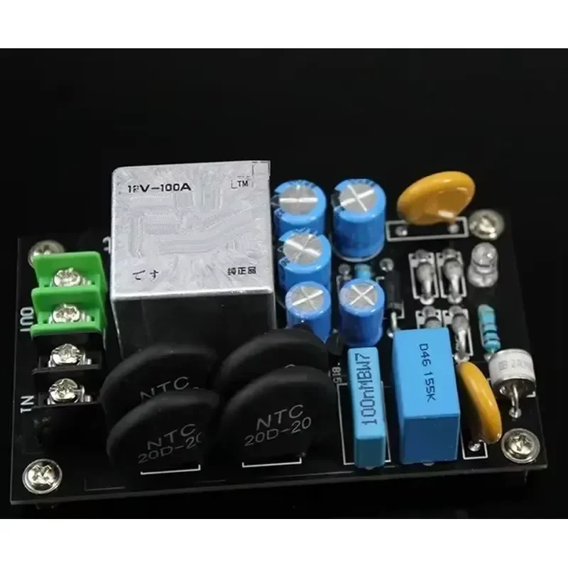 2000W Power Supply Soft Starting Board High Power For 1969 Amplifier Speaker DIY 100A Relay Thunder Protection 220V Module