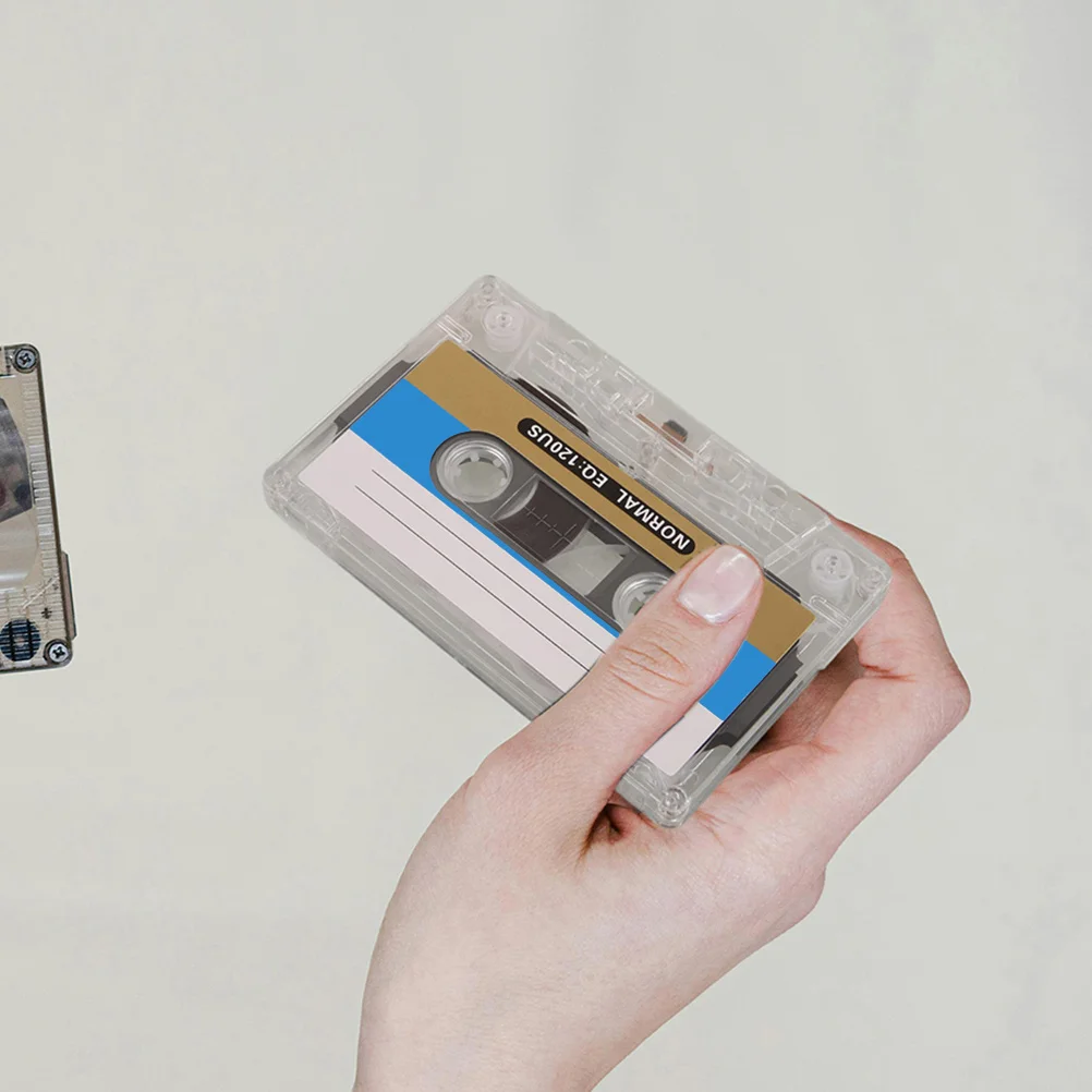

6 Pcs Cassette Retro 30 Min Tape Recording Plastic Plastic Cassette Tape Cases Case Vintage Mini Tapes