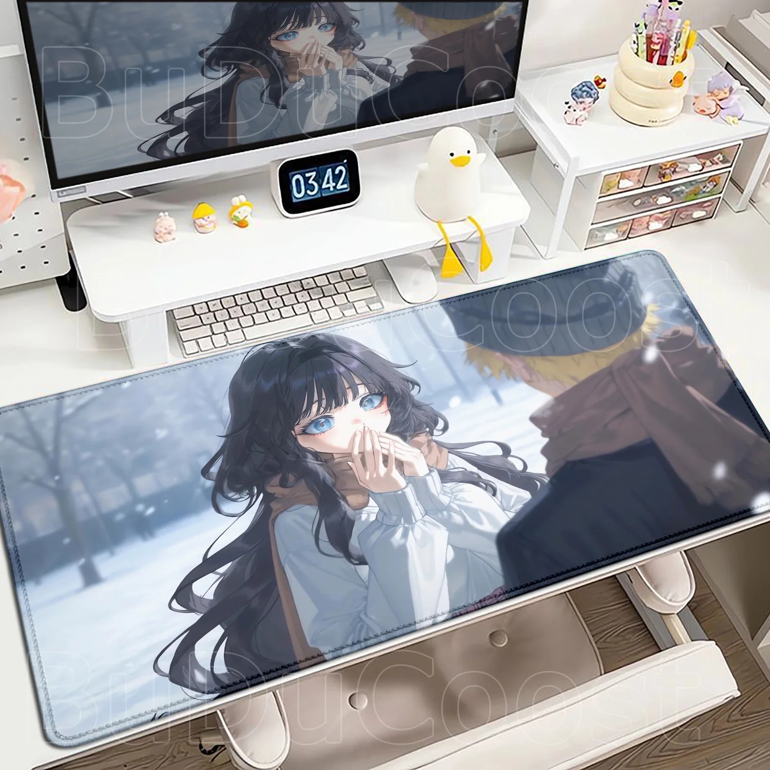 新しいかわいい壁紙アニメ香りの花が高貴に咲くマウスパッドかわ - Gaming Console Wallpaper のレビューと価格