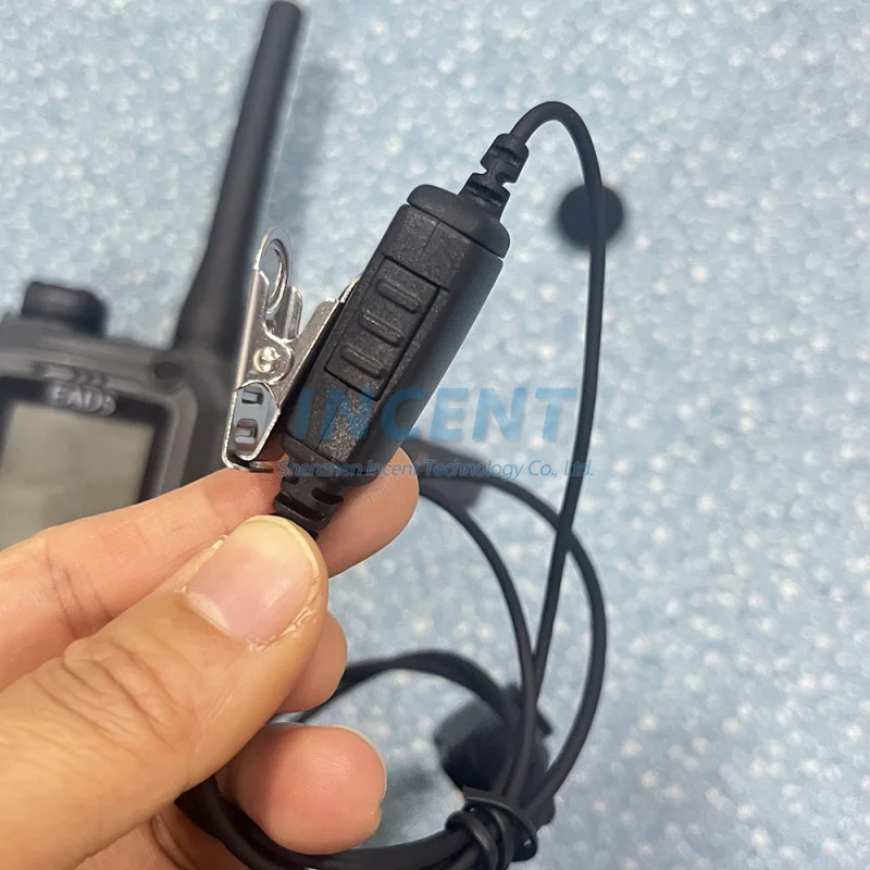 1 قطعة سماعة أذن سماعة مكبر صوت Mic PTT لراديو ايرباص EADS THR9 THR9i TH9