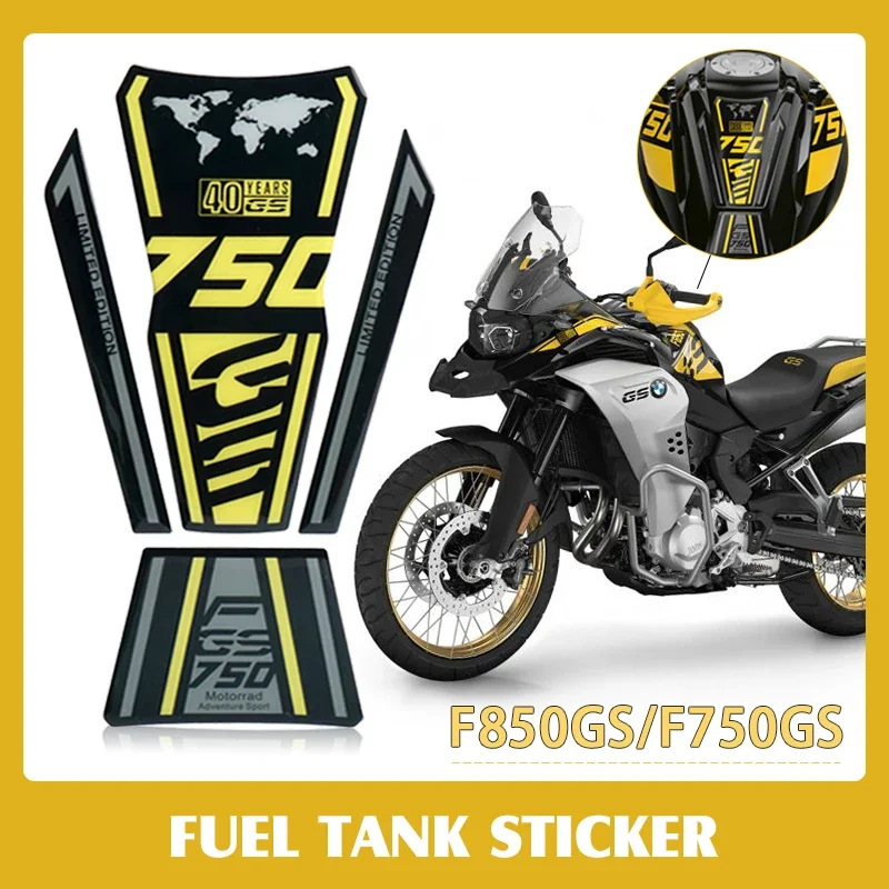 

Motorcycle 3D tank pad protector decal sticker case tankp sticker for BMW f750gs f850gs F750 f850 GS 2018-2022