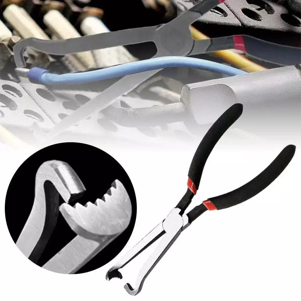 Automotive Repair Engine Maintenance 20CM Long Pliers Precise Cutting Tool 20cm Length Comfortable PVC Rubber Grip