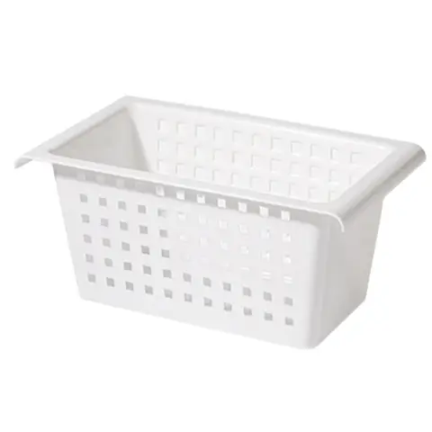 Lavabo Altı Organizer, Genişletilebilir Çubuklu Depolama Sepeti, Dolap, Gardırop, Mutfak için PP Plastik Asılı Sepet