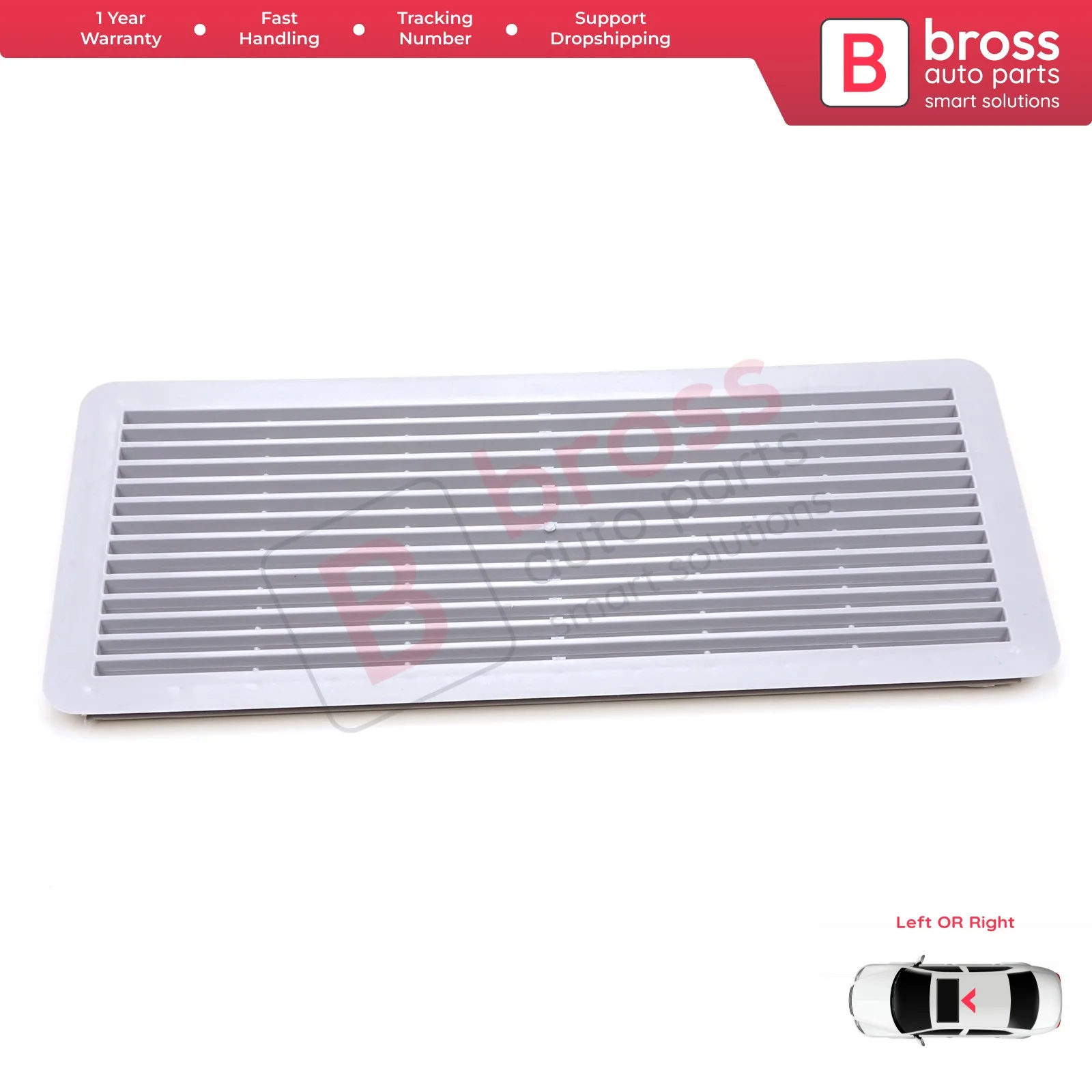 

BSR632 Sunroof Panel Ceiling Grille Vent Screen Cover Trim A2117840644 for Mercedes W203 W208 W209 W210 W211 W215 W219 W220 240