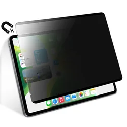 Manyetik Gizlilik Ekran Koruyucu iPad 10.2 Pro 11 12.9 Hava 2/3/4/5 10.9 10.5 Anti-peep Filtresi Çıkarılabilir Kağıt Çizim Filmi Yıkanabilir Su Geçirmez