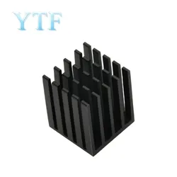 5PCS Heatsink Radiator Cooler Radiator 19x19x24MM High Quality Black Slot Heat Sink For PCB Mainboard CPU