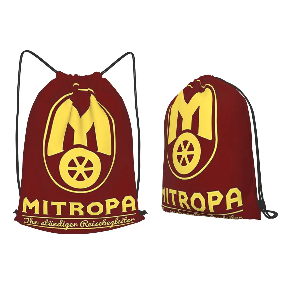 Mitropa Your Constant Travel Companion Backpacks Casual Drawstring Bags Sports Bag Book Bags for Travel School