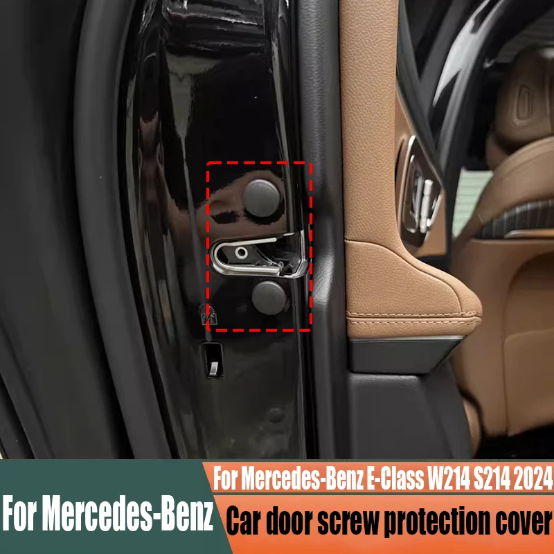 

For Mercedes-Benz E-Class W214 S214 2024 car door screw protection cover car interior decoration accessories