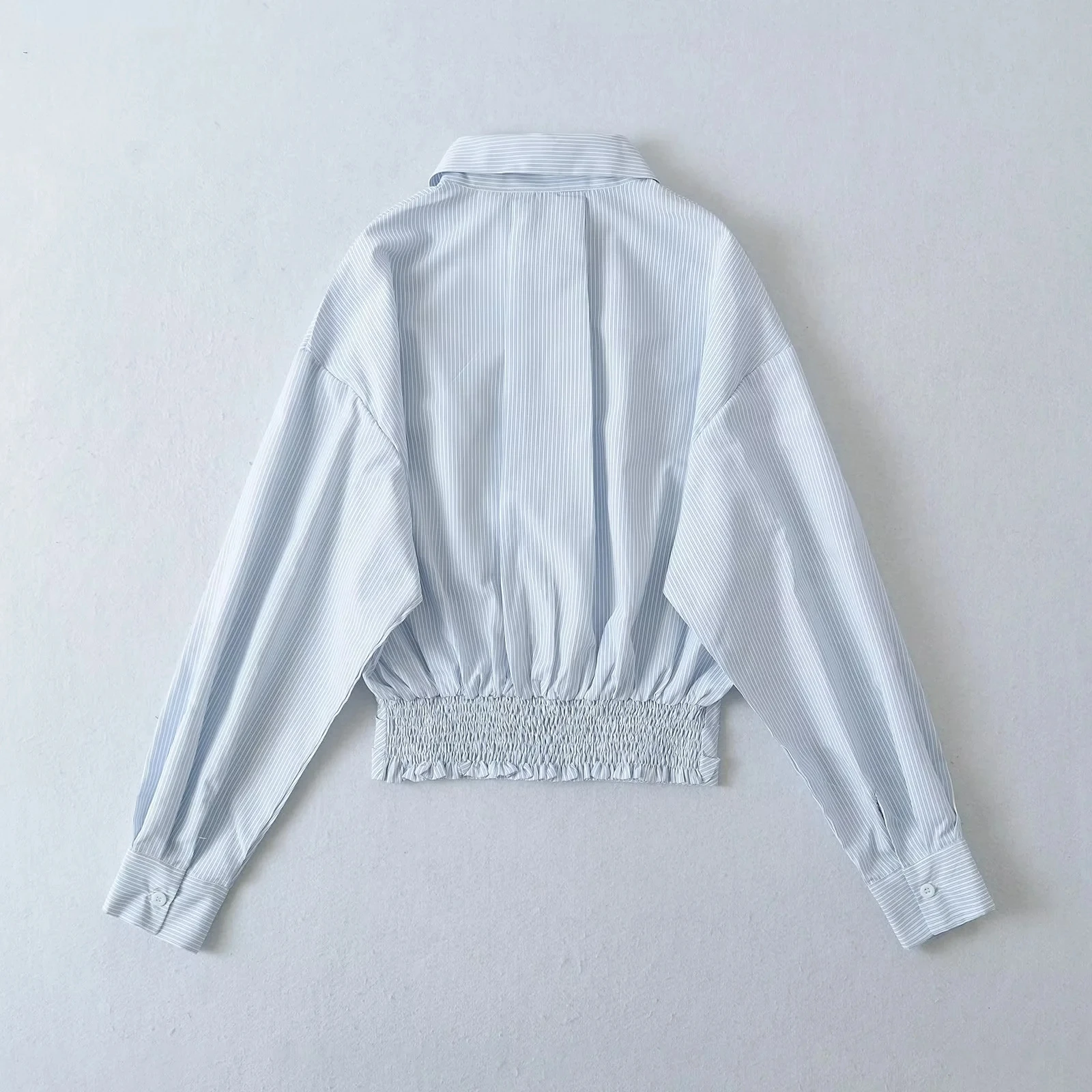 アメリカンシンプル無地カレッジ風長袖シャツツーピースセットスパイシーガールハイウエストプリーツショートスカートAラインアンブレラスカートセット