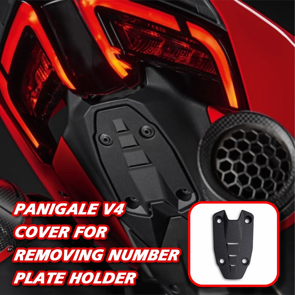 Motorcycle Accessories For Ducati Panigale V4/S 2025 Cover for Removing Number Plate Holder Tail Cover Plate Competition Kit