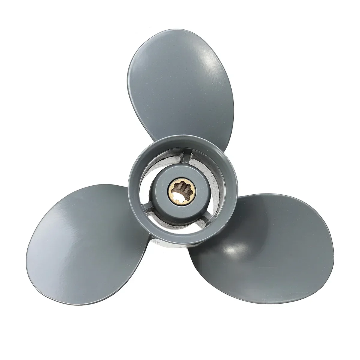 

Aluminum Alloy Propeller R Rotation 3 Blades 8 Spline Tooths Gray For Honda Outboard Engine 8-20HP 9 1/4 x 9 58130-ZV4-009AH