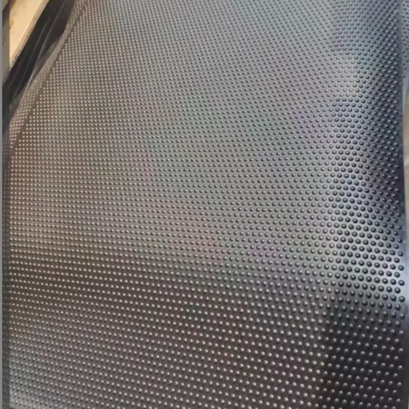 Button Dot Anti-Slip Coin Flooring Matting Rolls 2mm Reclaimed Rubber EPDM Sheet Button Dot Industrial Rubber Sheet