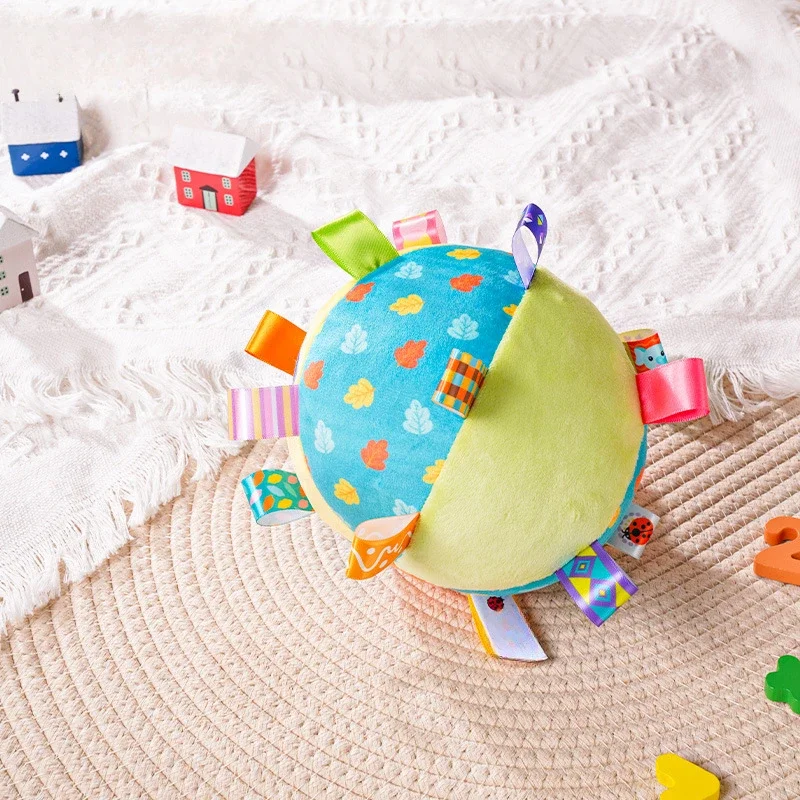 Baby Rattles Toys Soft Plush Hand Rattles Hand Grip Ball Animal Pattern Rattles Shaker for 3 6 9 12 Months Infants Newborn