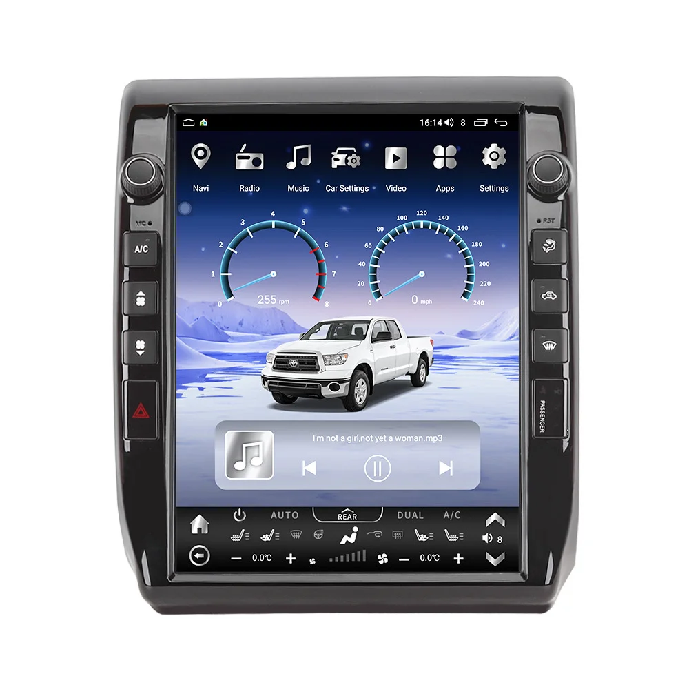 13 بوصة LCD راديو السيارة ل Toyta Tacoma 2005-2014 Carplay نظام تحديد المواقع والملاحة أندرويد السيارات شاشة تعمل باللمس شاشة عرض الوسائط المتعددة اللعب
