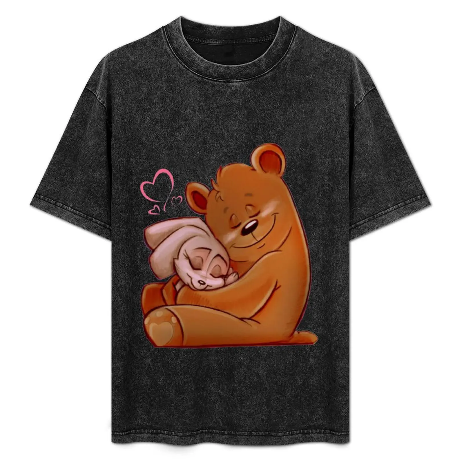 

Honey Bunny Bear T-Shirt t shirts for man graphic tees cotton tshirt 100% essential t shirt cotton t shirt pack T-Shirt