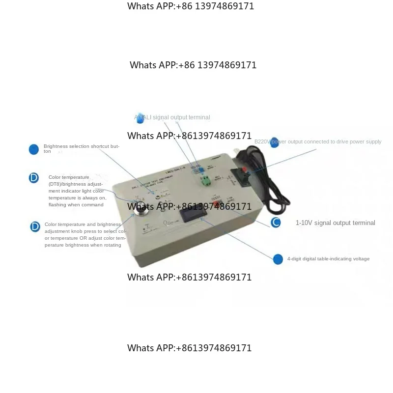 LED Dimmer Mutiple-Signal Generator DALI Tester Knob Signal 1-10V dimming knob with DALI bus power supply