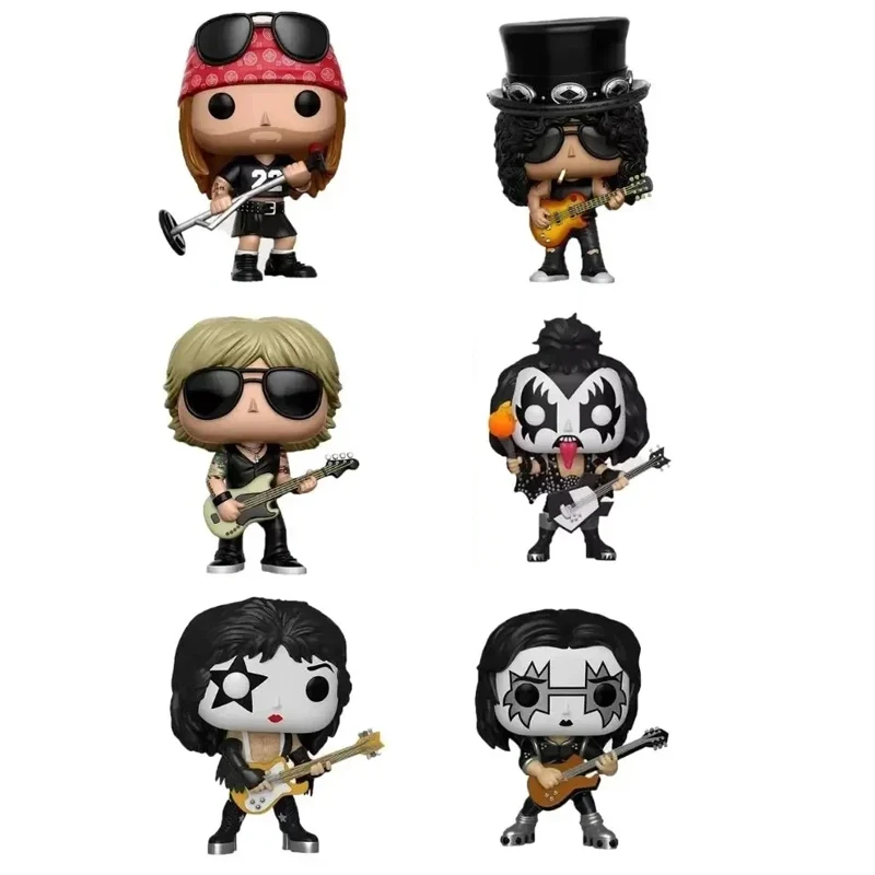 Nuevo Póster de Rock de la Banda Kiss de Heavy Metal Vintage, Decoración de Equipo Musical, Figuras de Acción Coleccionables, Modelo de Juguete, Regalos