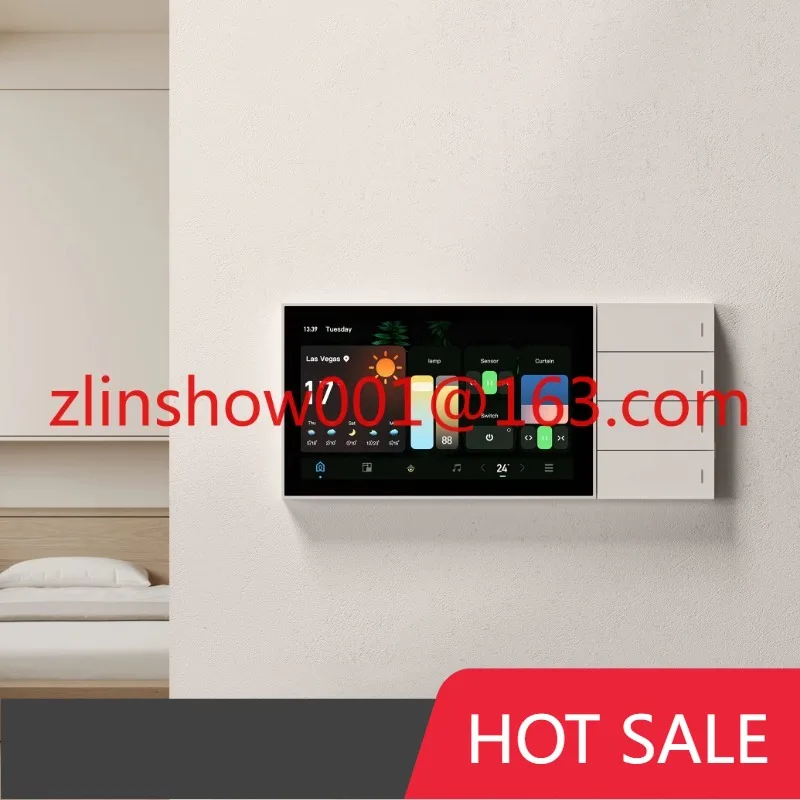 

Nature 7 PRO Панель управления умным домом Система управления умным домом Украшение игровой комнаты Alexa Smart Home