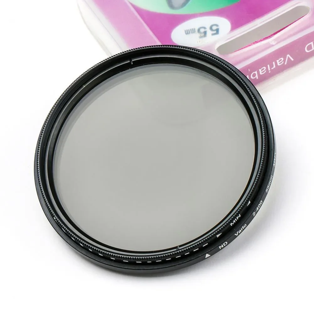 Adjustable Fader Variable Filter For Lens Adjustable ND Lenses 2-400 Light Reducing Lenses Medium Gray Lenses 37mm-82mm