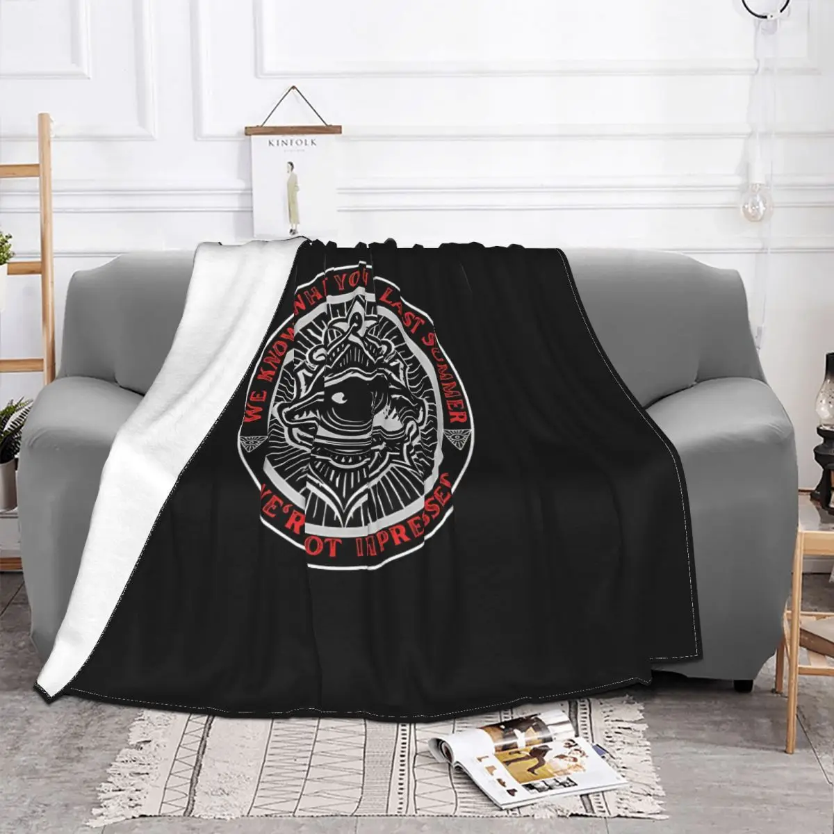 We Know What You Did Last Summer Blanket Illuminati Fleece Plush Spring Autumn Cute Super Warm Throw Blankets For Sofa Bedspread