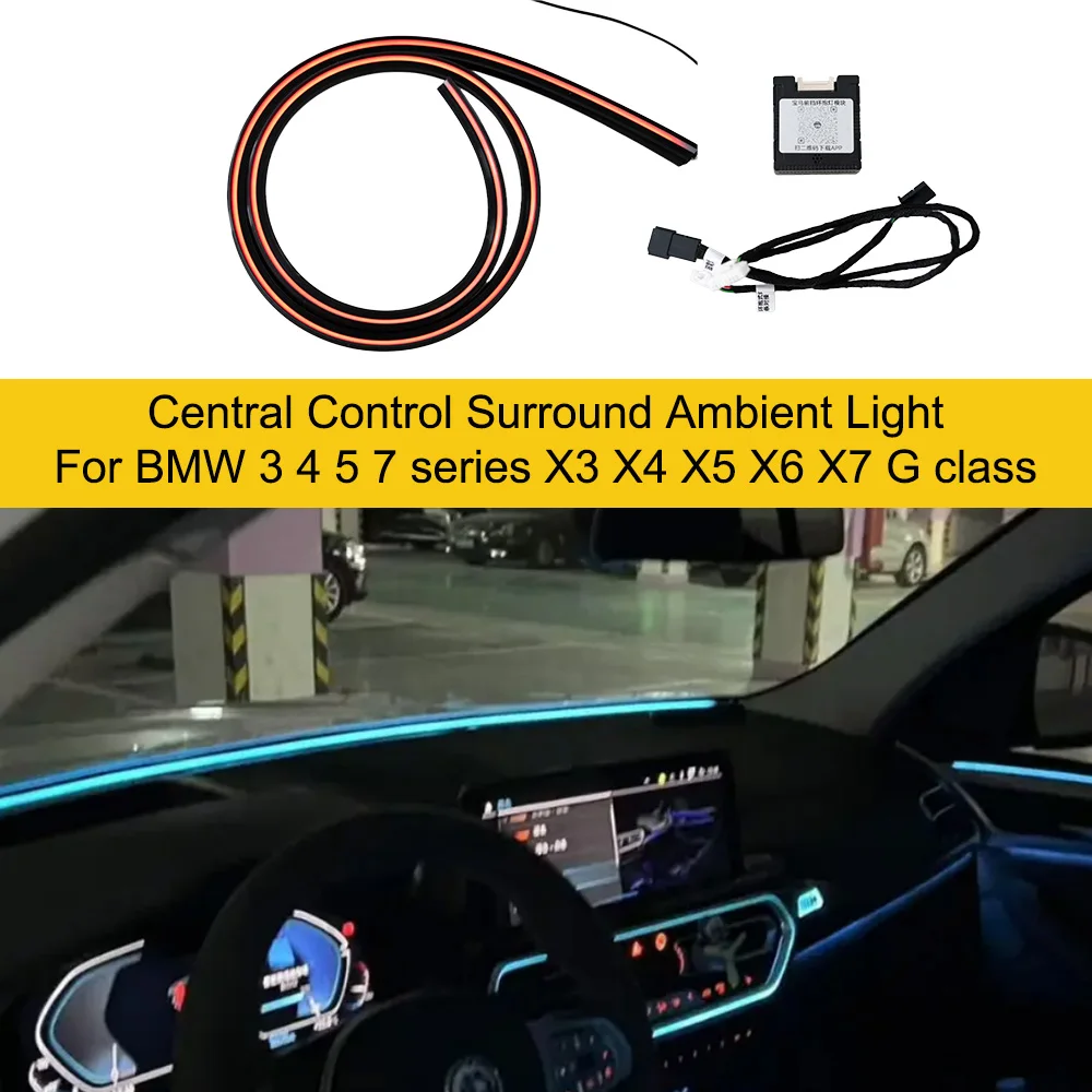 Windshield Surround Ambient Light For BMW G20 G30 G22 G26 G32 G01 G02 G05 G06 G07 X5 X6 3 4 5 Series Sync Original Car RGB Light