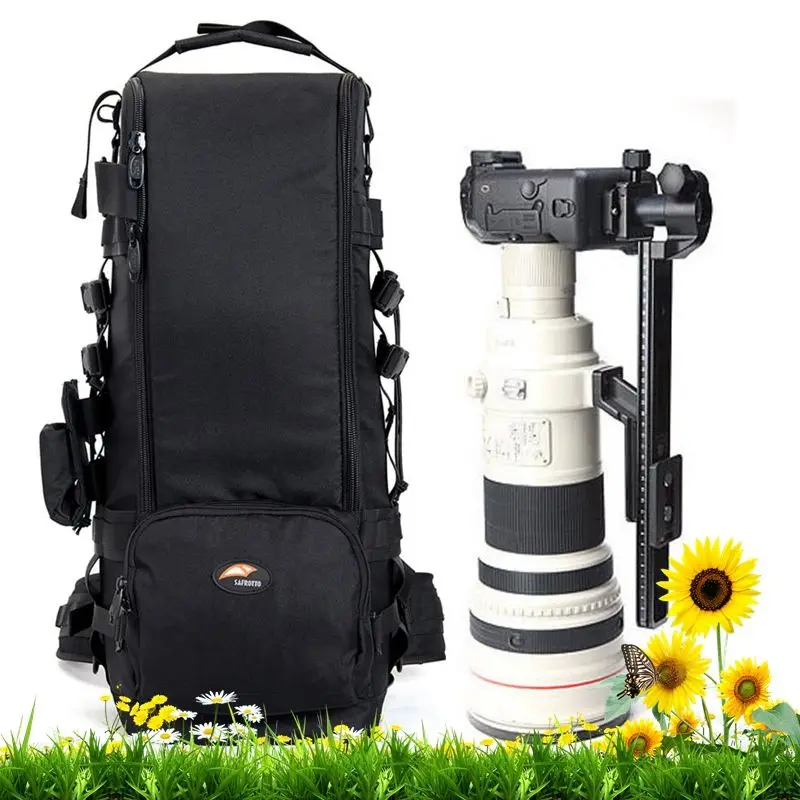 Bird-Shooting Cannon Lens Bag Telephoto Professional DSLR Lens Backpack Outdoor Travel Photography Bags for Canon Nikon 400 500