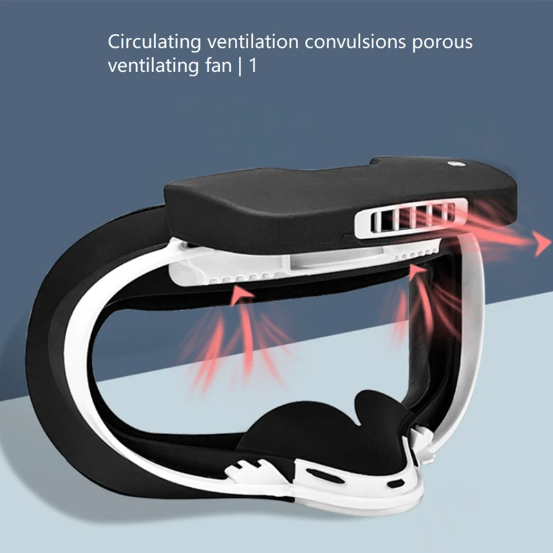 Wild qualifiée ale VR avec ventilateur de refroidissement silencieux en surpoids d'air, couverture qualifiée ale pour ventilateur Quest 2