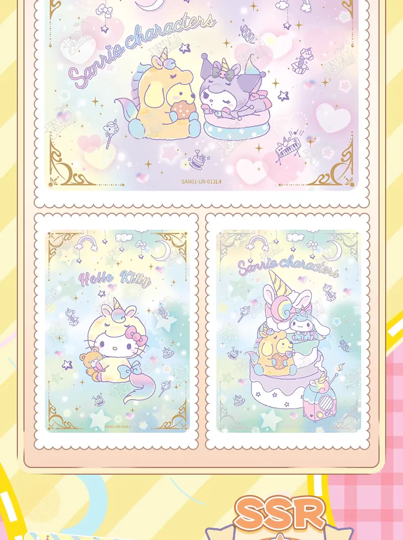 KAYOU Original Authentische Sanrio Exquisite Sammelkarten Hello Kitty Sammelspielkarten Spielzeug Feiertagsgeschenke – Detail 5