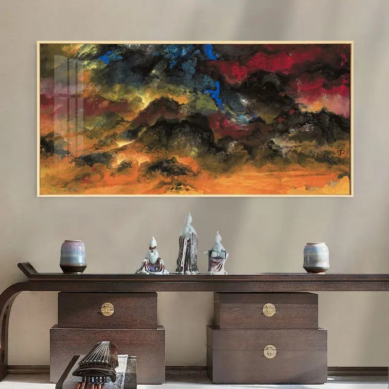 الحديثة الشمال الملونة مجردة خط الهندسة الرسم على لوحات القماش الجدارية الملصقات صور طباعة لمكتب غرفة المعيشة ديكور المنزل