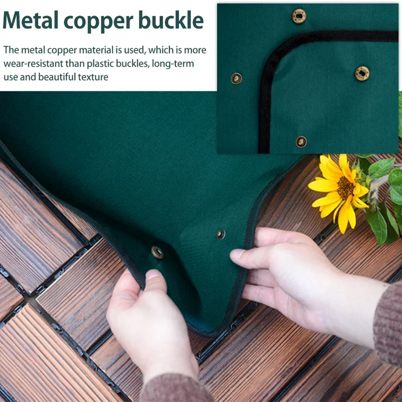 Planting Mat 600D Oxford Cloth Plant Repotting Mat Foldable Waterproof Gardening Potting Pad Flower Pots Transplanting Mats