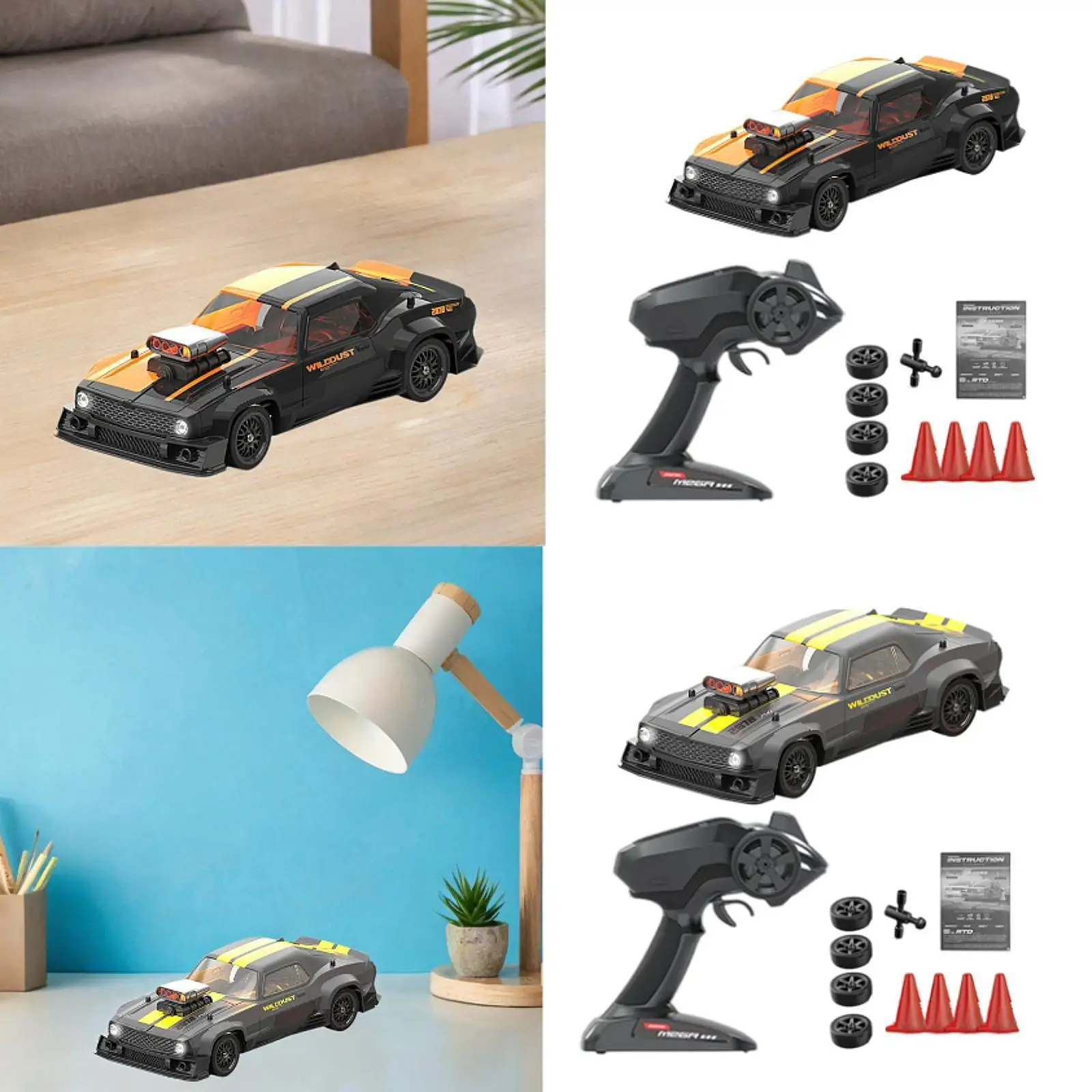 

Масштаб 1:16 RC Drift Car 4WD 370 Мотор ESP Gyro Перезаряжаемый спортивный автомобиль