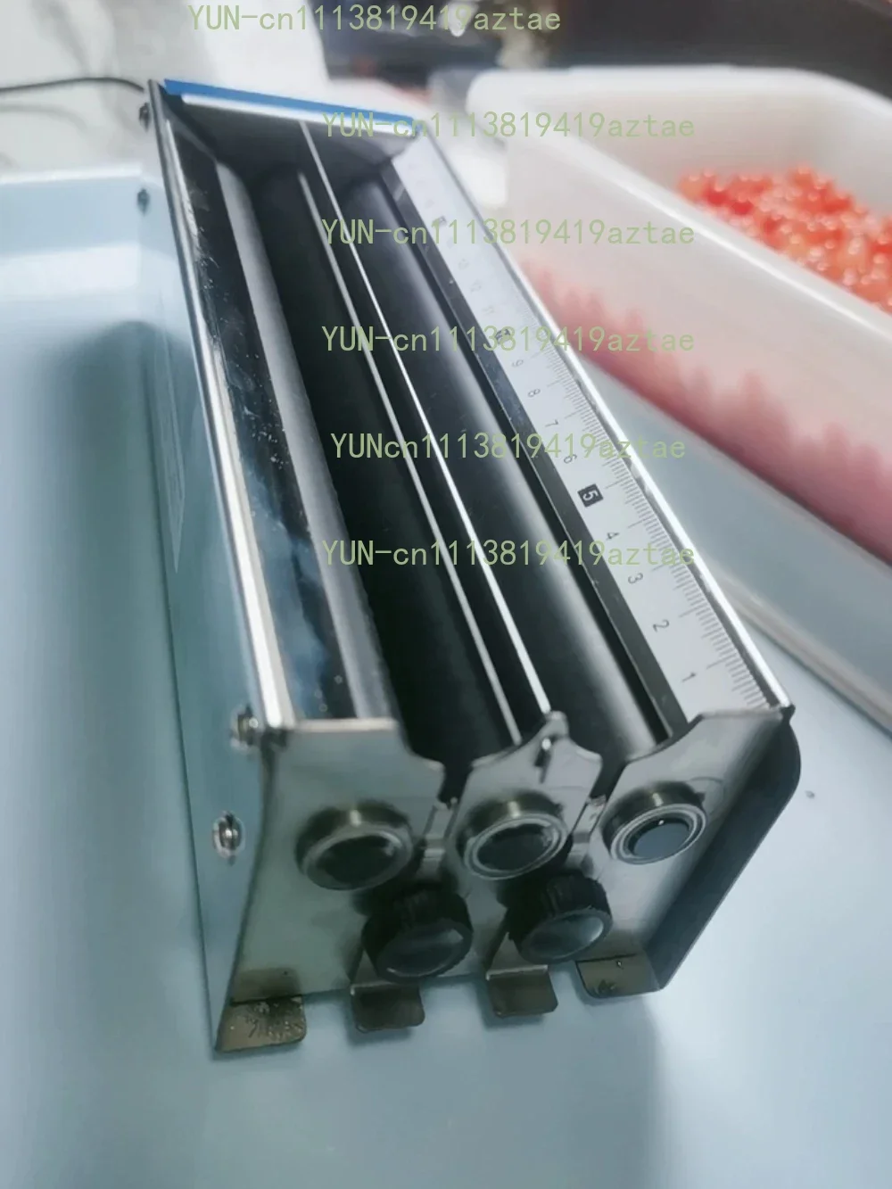 Dual-Channel Electric Bead Threading Machine, Adjustable Speed Desktop Tool, Stainless Steel, 1.5-17mm Bead Size