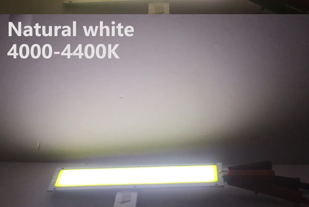 10 Teile/los Ultra Helle DC 12V 14V 10W LED COB Streifen Lampe Lichter Birne für DIY 1000LM warm Pure White 126x36MM – Detail 12
