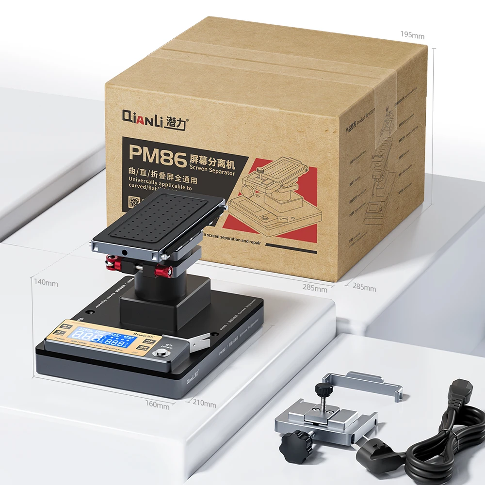 كيانلي PM86 360 ° آلة التدفئة الدوارة شاشة عالمية تفكيك فاصل الهاتف المحمول شاشة LCD أداة إزالة الصواميل #5