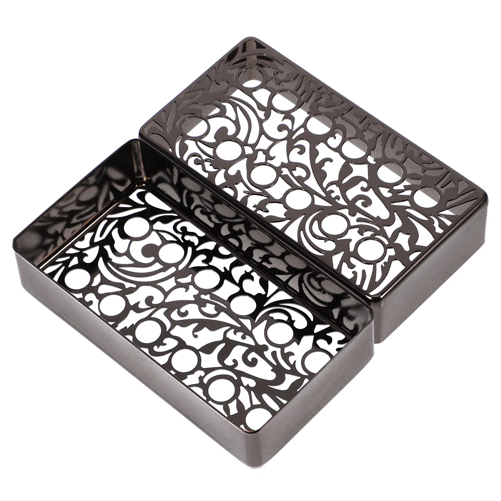 

2pcs Covers Metal Multi Holes For Electric Bass Bass Guitar Accessories Guitar Replacement Parts Durable Accessories